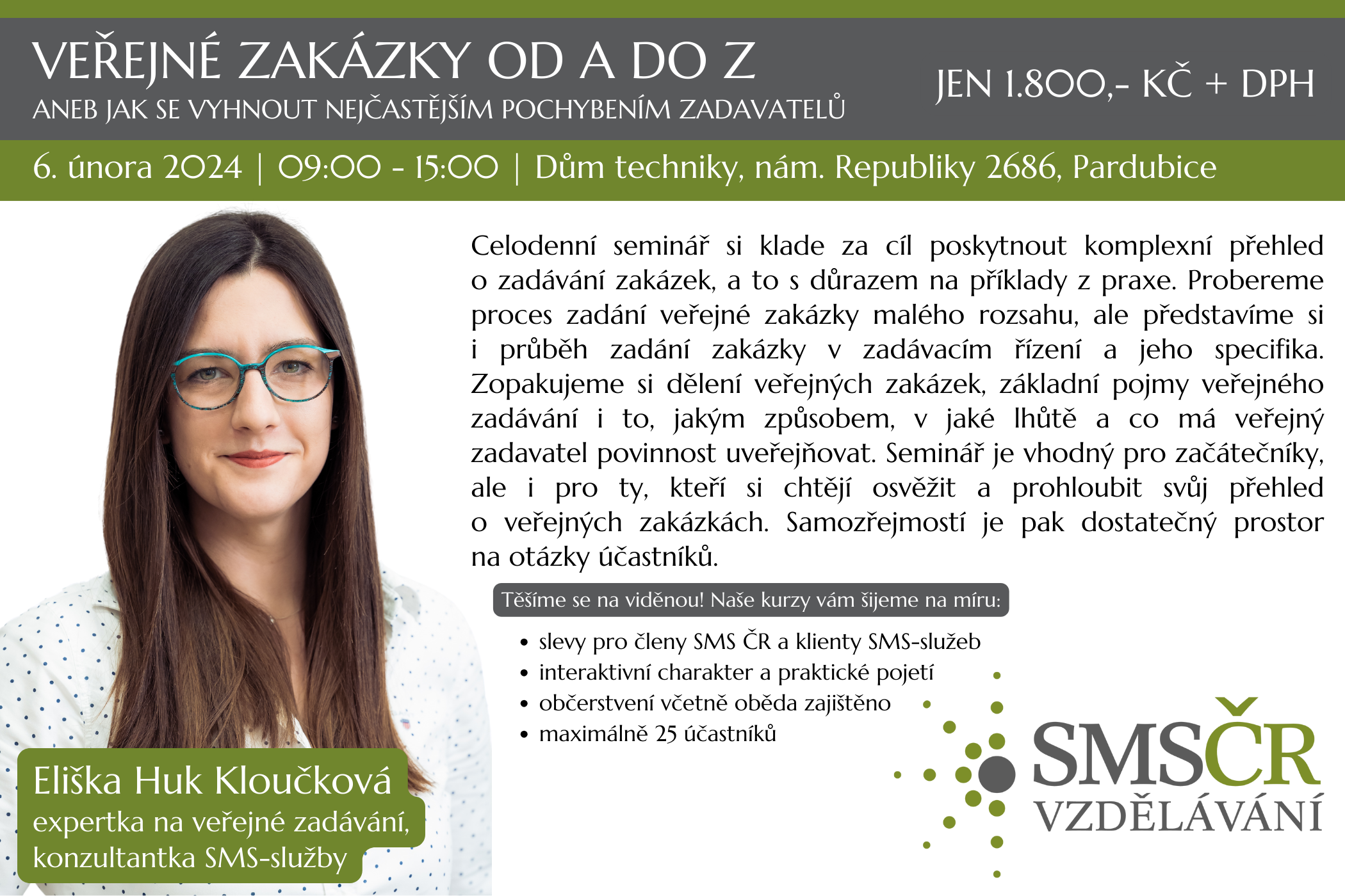 Veřejné zakázky od A do Z_únor 2024_Pardubice